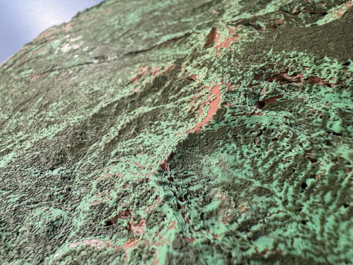 Kauai landscape lithopane